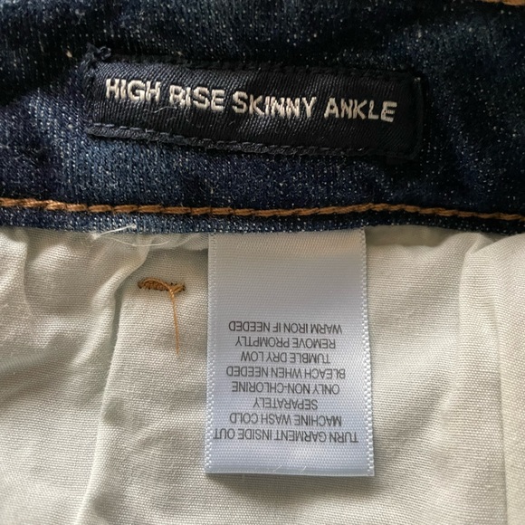 NWT Flag & Anthem Skinny Ankle Blue Jeans High Rise Size 8 - Picture 9 of 13